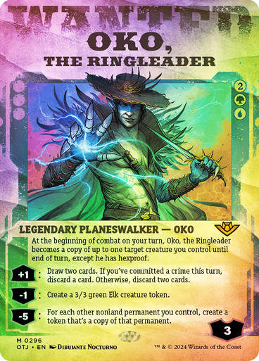 Oko, the Ringleader (otj) (296) / Foil Showcase