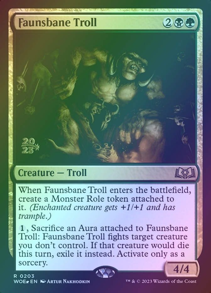 Faunsbane Troll (PWOE) (203s) / Foil