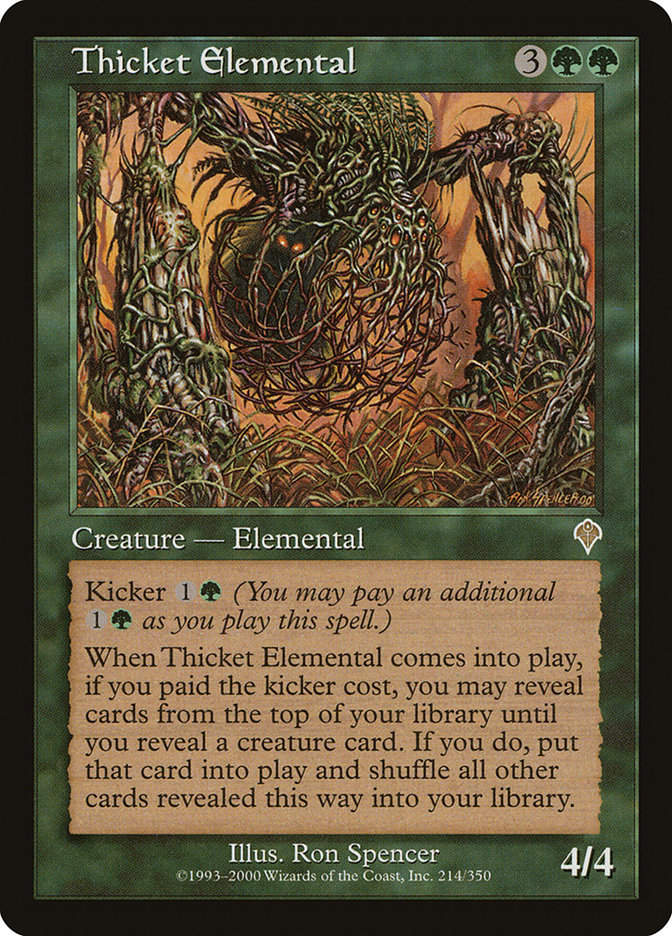 Thicket Elemental (INV) (214)