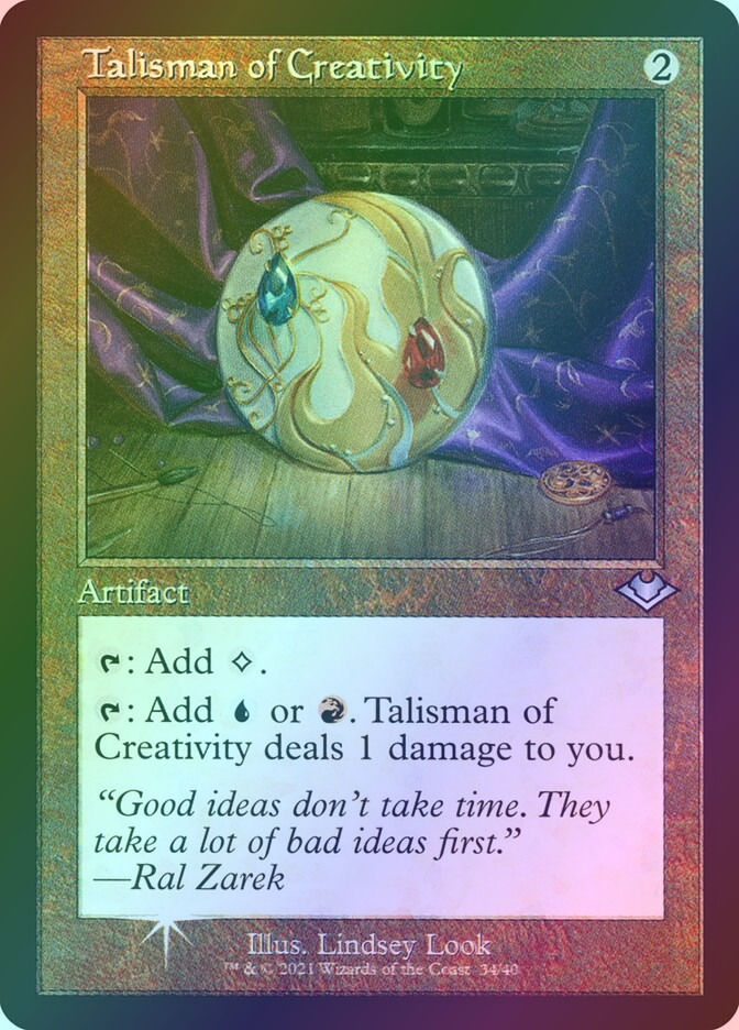 Talisman of Creativity (H1R) (34) / Foil