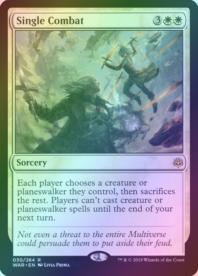 Single Combat (WAR) (30) / Foil
