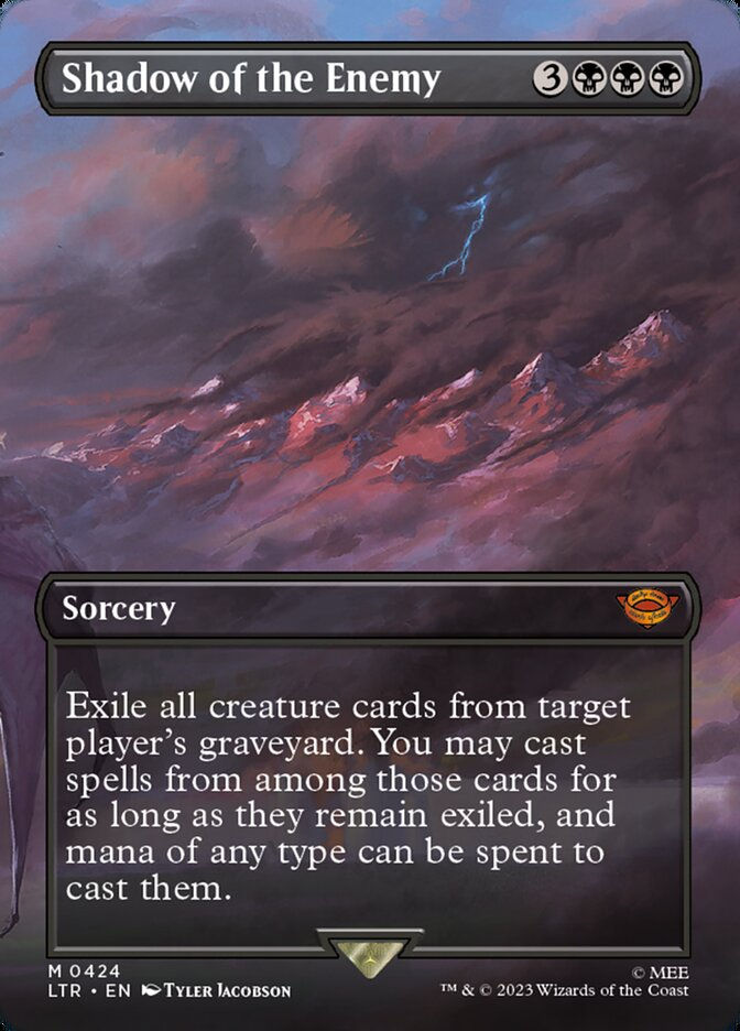 Shadow of the Enemy (LTR) (424) / Borderless