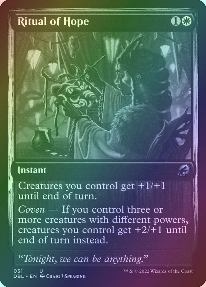 Ritual of Hope (DBL) (31) / Foil
