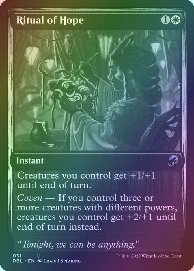 Ritual of Hope (DBL) (31) / Foil