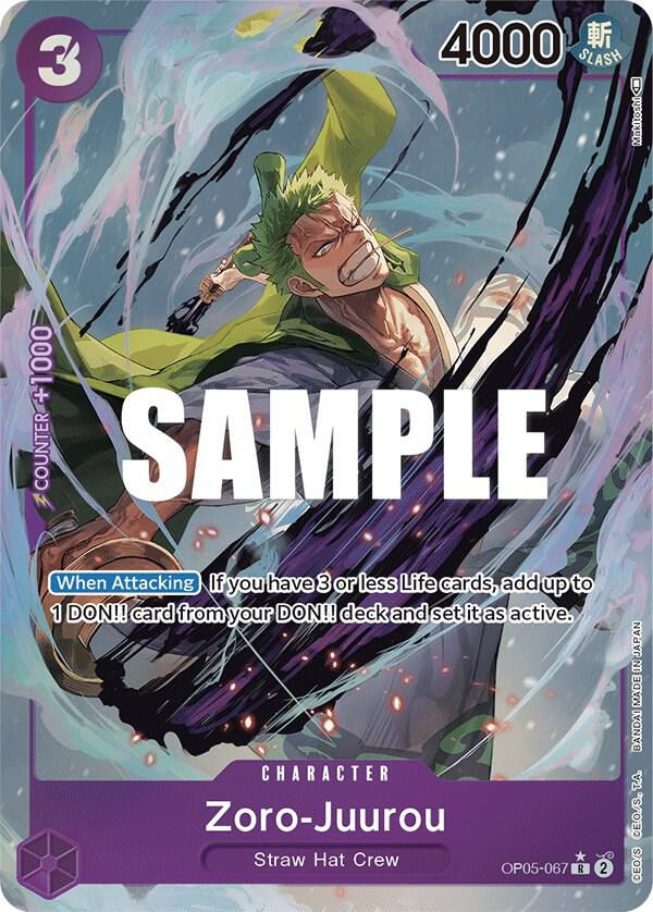 Zoro-Juurou (Alternate Art) (OP05-067) / Foil
