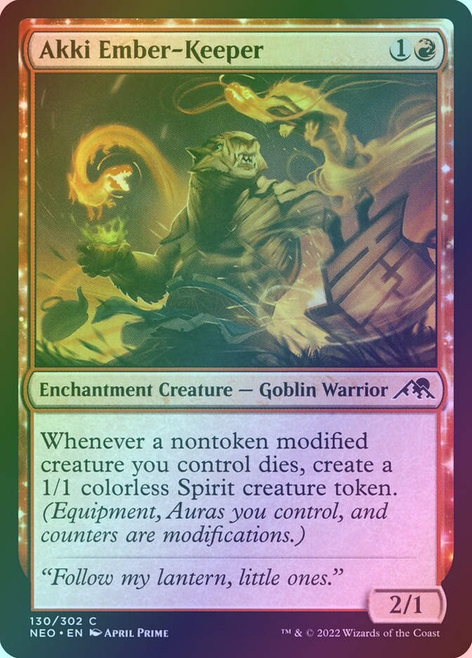 Akki Ember-Keeper (NEO) (130) / Foil