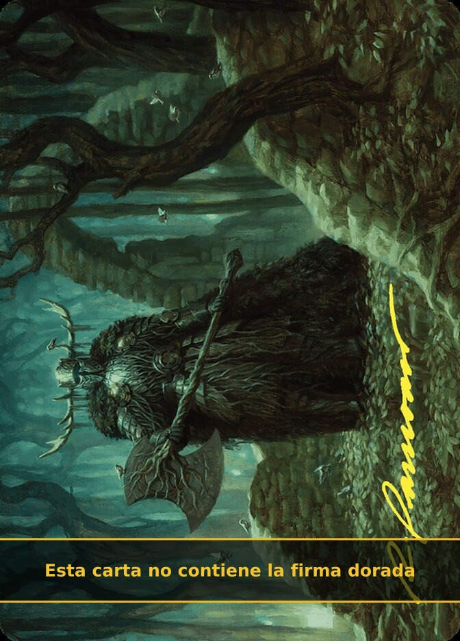 Mosswood Dreadknight (AWOE) (40) / No Firmada
