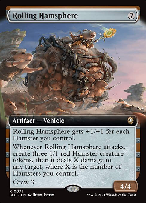 Rolling Hamsphere (blc) (71) / Extended Art