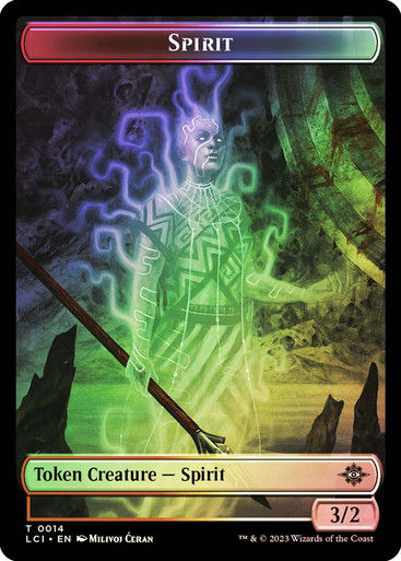 Fungus Dinosaur Token // Spirit Token (lci_tf) — cara 2 de 2