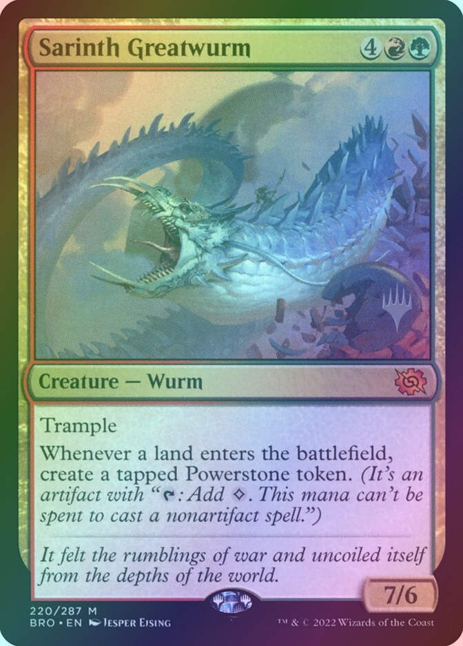 Sarinth Greatwurm (PBRO) (220p) / Foil