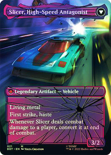 Slicer, Hired Muscle // Slicer, High-Speed Antagonist (BOT) (21)  / Foil — cara 2 de 2