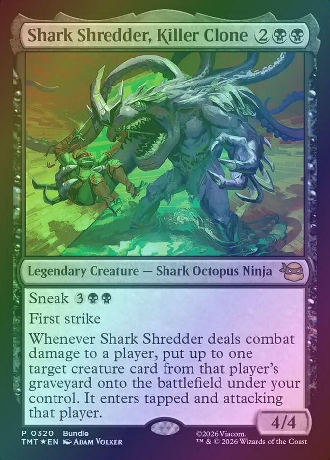 Shark Shredder, Killer Clone (TMT) (320) / Bundle / Foil
