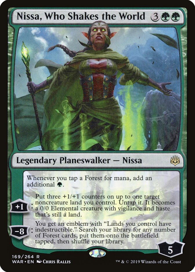 Nissa, Who Shakes the World (WAR) (169)