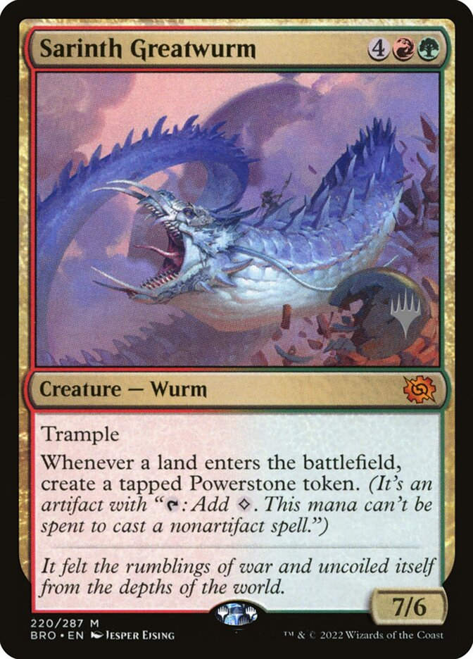 Sarinth Greatwurm (PBRO) (220p)