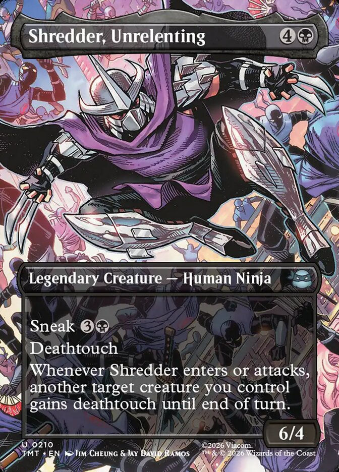 Shredder, Unrelenting (TMT) (210) / Borderless
