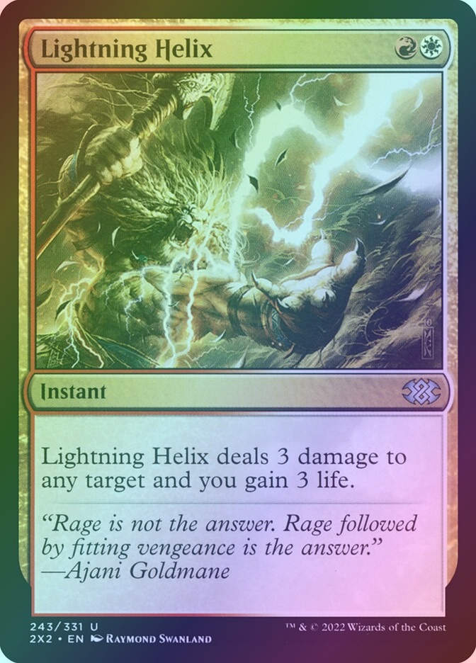 Lightning Helix (2X2) (243) / Foil