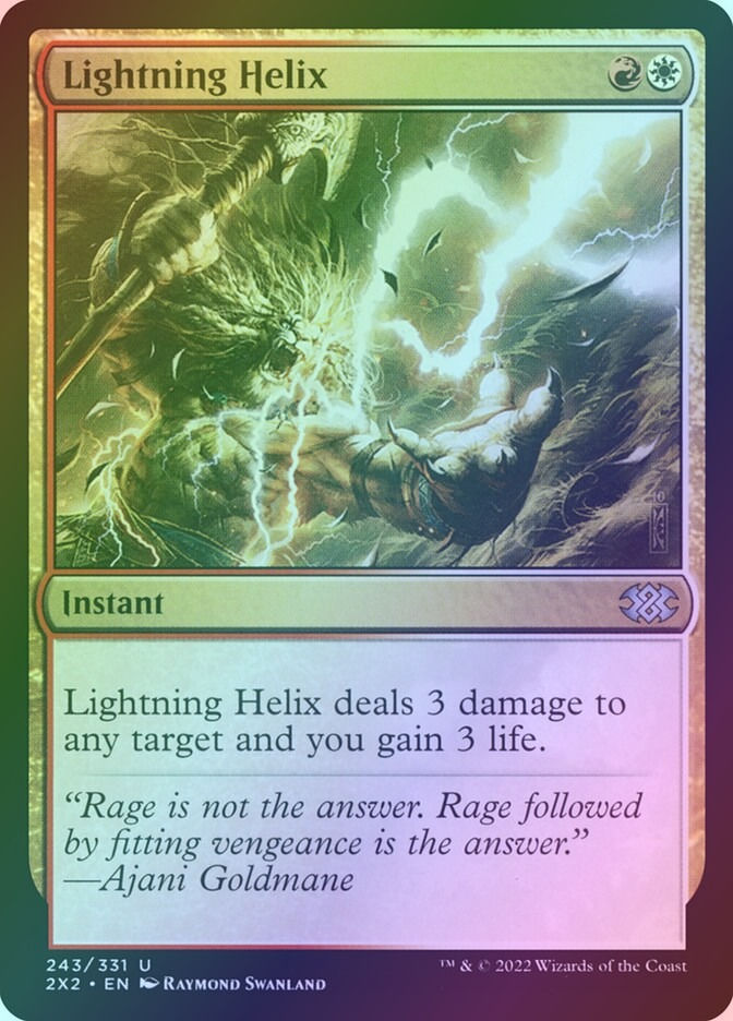 Lightning Helix (2X2) (243) / Foil