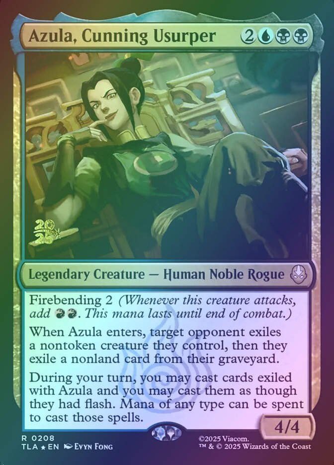 Azula, Cunning Usurper (PTLA) (208s) / Foil