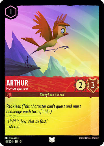 Arthur - Novice Sparrow (LOR_SHS) / Foil