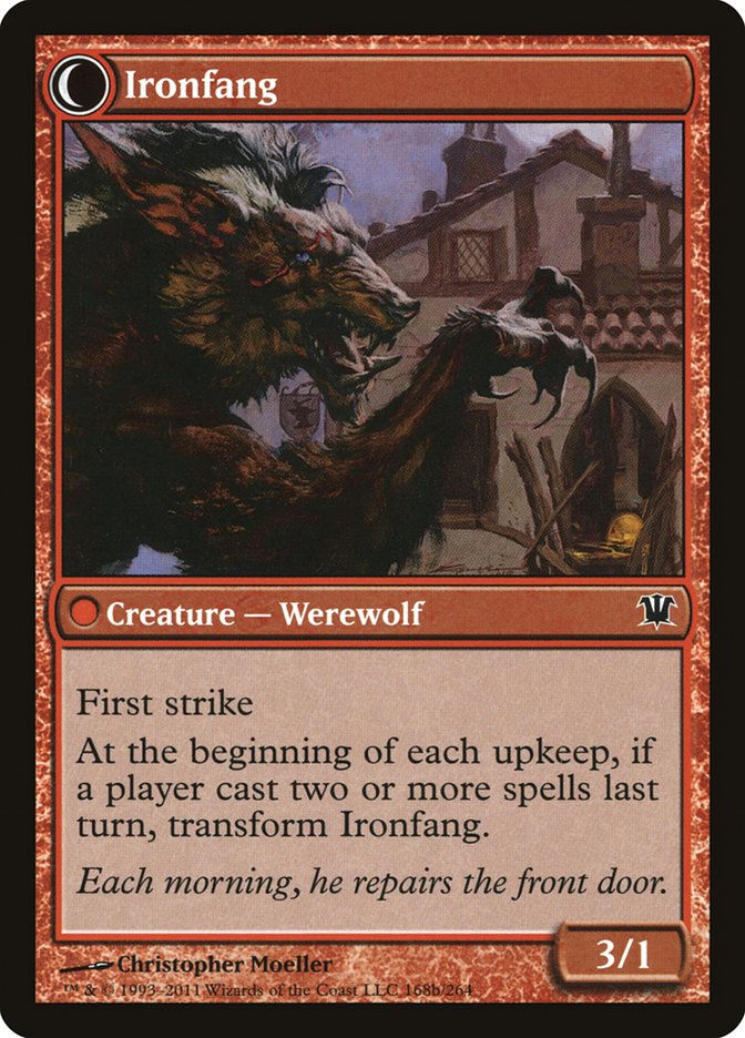 Village Ironsmith // Ironfang (ISD) (168) — cara 2 de 2
