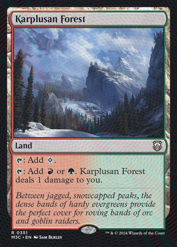 Karplusan Forest (M3C) (351) / Ripple Foil