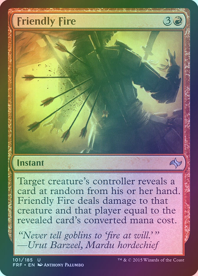 Friendly Fire (FRF) (101) / Foil