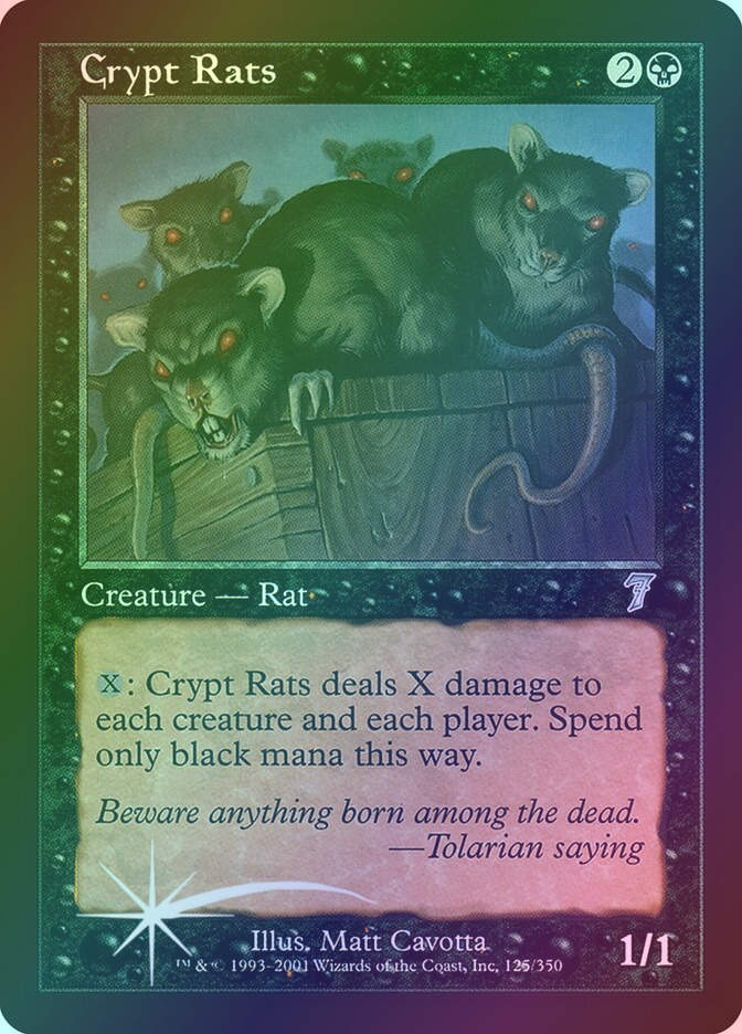 Crypt Rats (7ED) (125★) / Foil