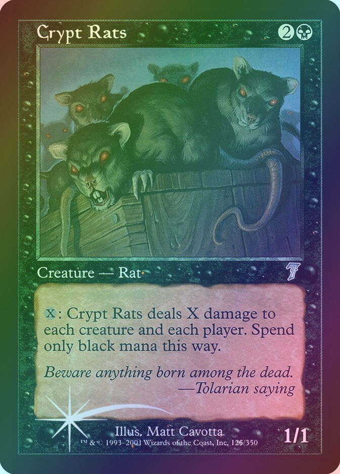 Crypt Rats (7ED) (125★) / Foil