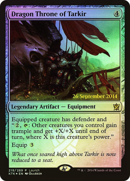 Dragon Throne of Tarkir (KTK) / Prerelease Promo