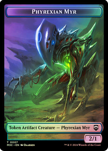 Phyrexian Myr // Servo (TM3C) 7 Ripple Foil
