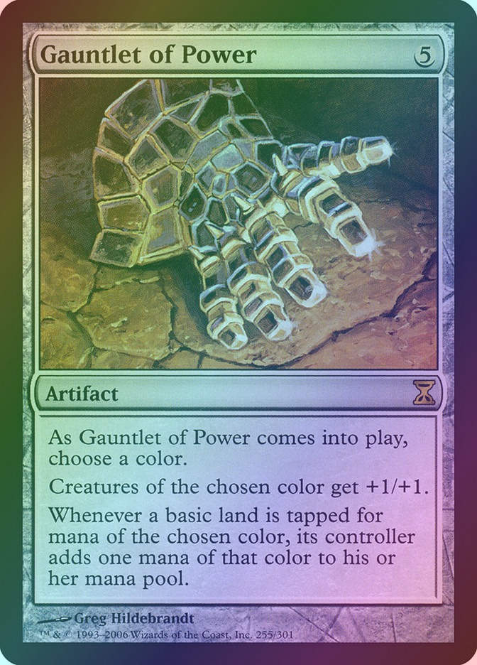 Gauntlet of Power (TSP) (255) / Foil