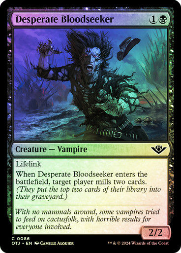 Desperate Bloodseeker (otj) (86) / Foil