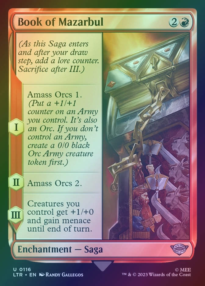 Book of Mazarbul (LTR) (116) / Foil
