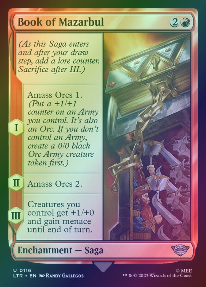 Book of Mazarbul (LTR) (116) / Foil