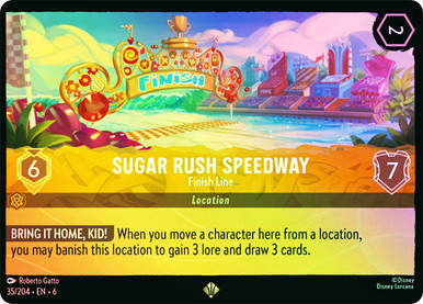 Sugar Rush Speedway - Finish Line (LOR_AZU) / Foil