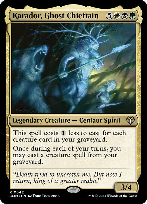 Karador, Ghost Chieftain (cmm)