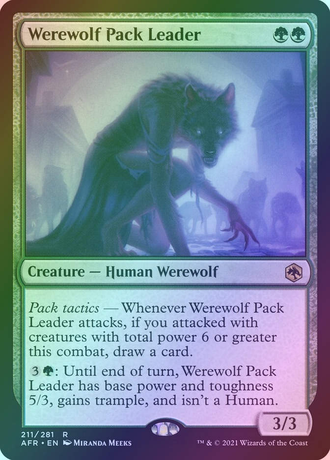 Werewolf Pack Leader (AFR) (211) / Foil