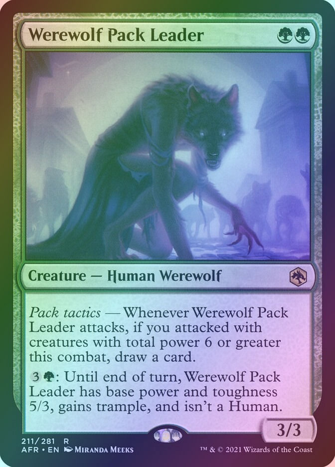 Werewolf Pack Leader (AFR) (211) / Foil