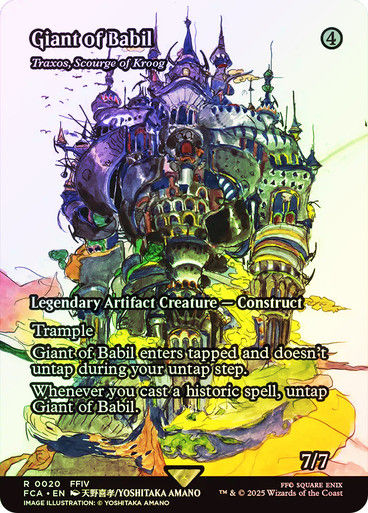Traxos, Scourge of Kroog (FCA) (20) / Borderless / Foil