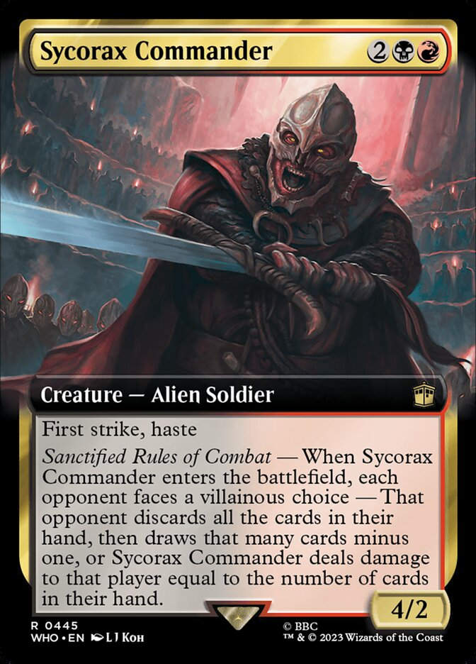 Sycorax Commander (WHO) (445) / Extended Art