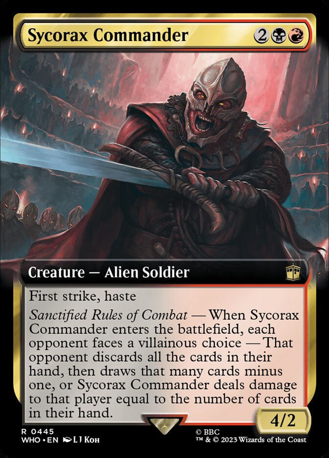 Sycorax Commander (WHO) (445) / Extended Art