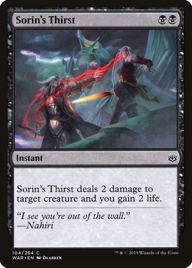 Sorin's Thirst (WAR) (104)