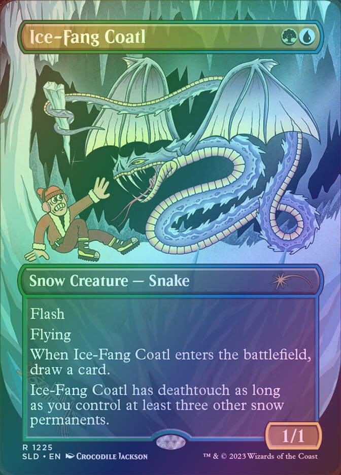 Ice-Fang Coatl (SLD) (1225) / Borderless / Foil