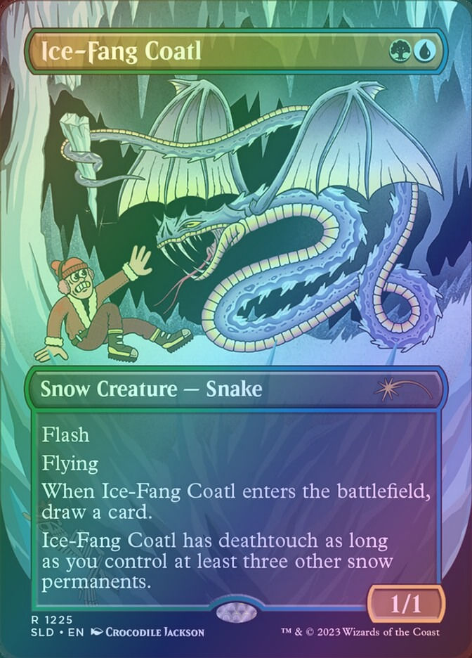 Ice-Fang Coatl (SLD) (1225) / Borderless / Foil