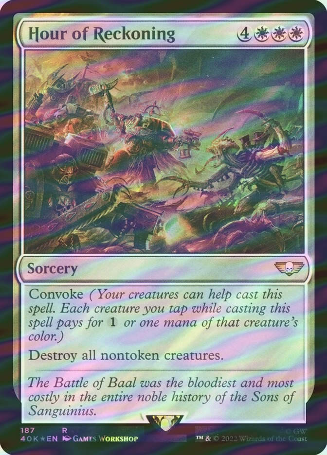 Hour of Reckoning (40K) (187★) / Surge Foil