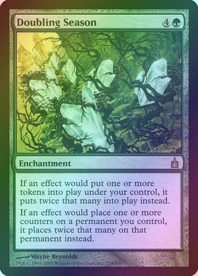Doubling Season (RAV) (158) / Foil