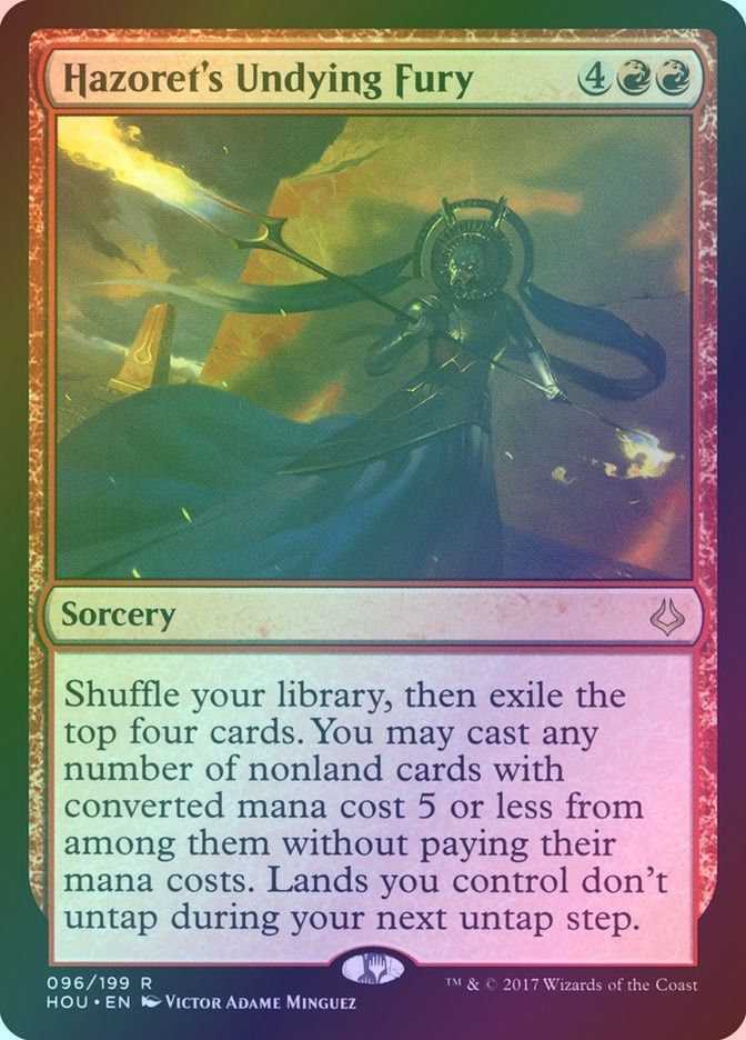 Hazoret's Undying Fury (HOU) (96) / Foil