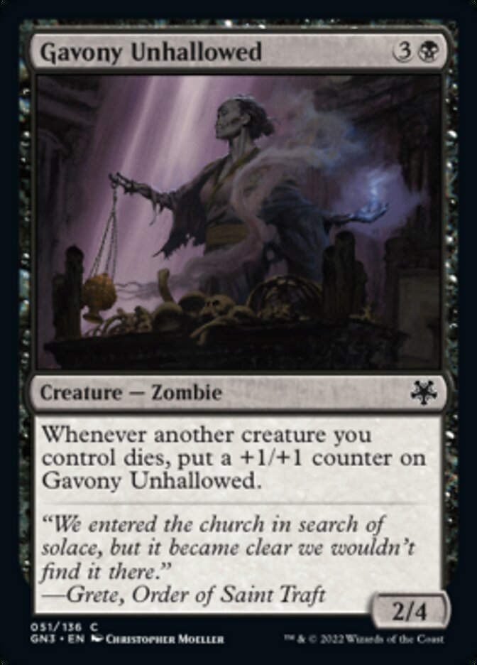 Gavony Unhallowed (GN3)