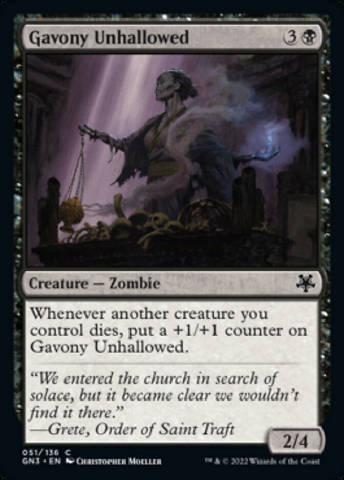 Gavony Unhallowed (GN3)