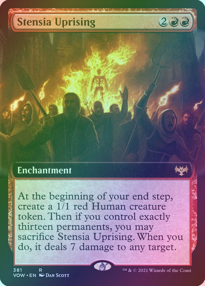 Stensia Uprising (VOW) (381) / Extended Art / Foil